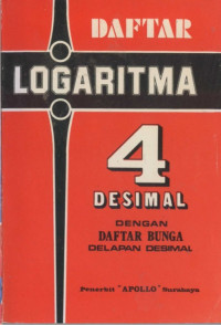 Daftar Logaritma 4 Desimal