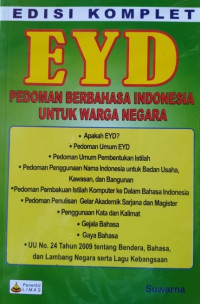 EYD Pedoman Bahasa Indonesia Untuk Warga Negara