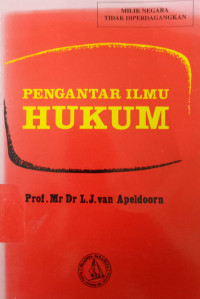 Pengantar Ilmu Hukum