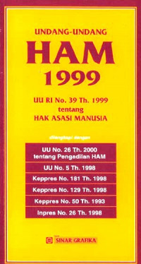 Undang Undang Ham 1999