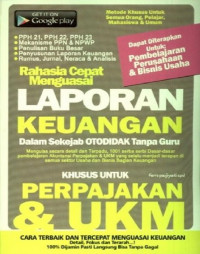Laporan Keuangan Khusus untuk Perpajakan dan UKM